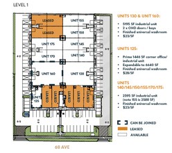 15354 68 Ave, Surrey, BC for lease Floor Plan- Image 2 of 2
