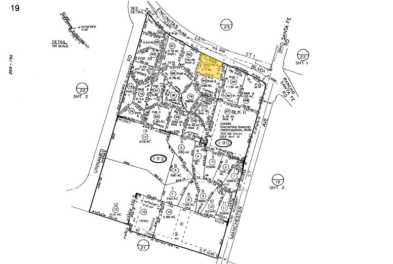 2211 Encinitas Blvd, Encinitas, CA à louer - Plan cadastral - Image 2 de 8