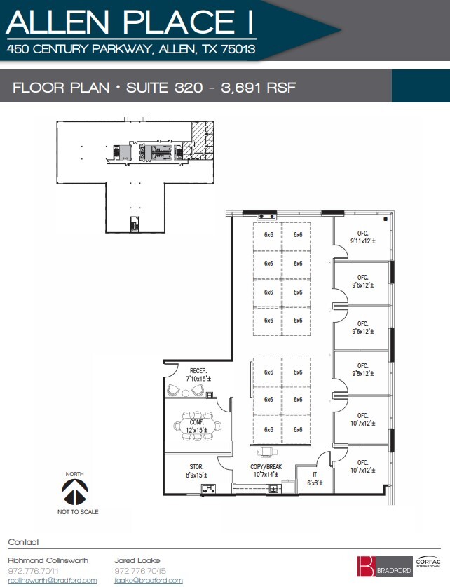 450 Century Pky, Allen, TX for lease Floor Plan- Image 1 of 1