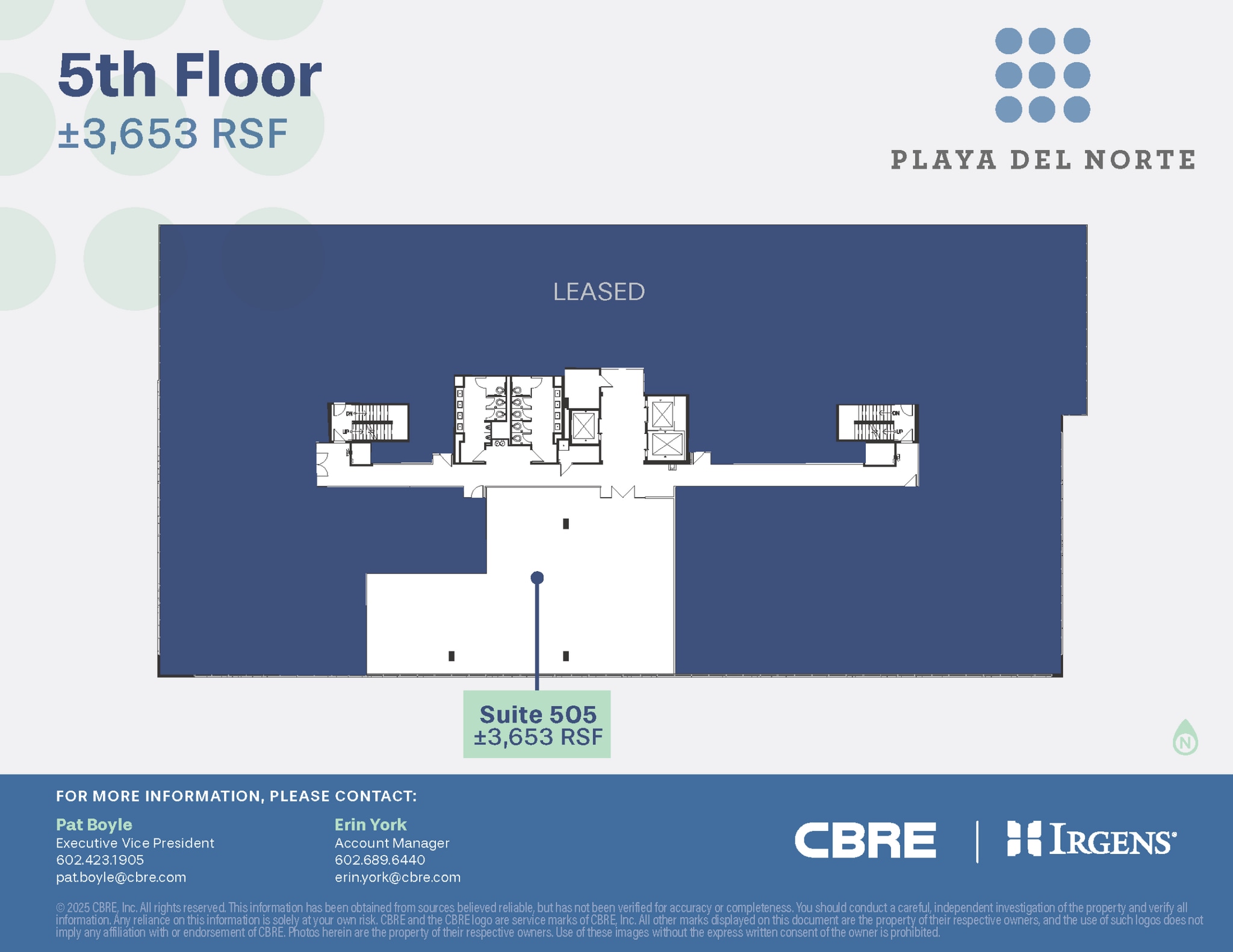 999 E Playa Del Norte, Tempe, AZ for lease Floor Plan- Image 1 of 1
