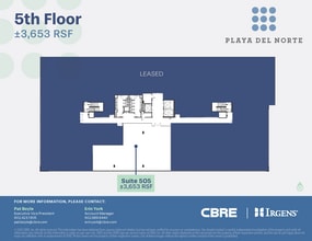 999 E Playa Del Norte, Tempe, AZ for lease Floor Plan- Image 1 of 1