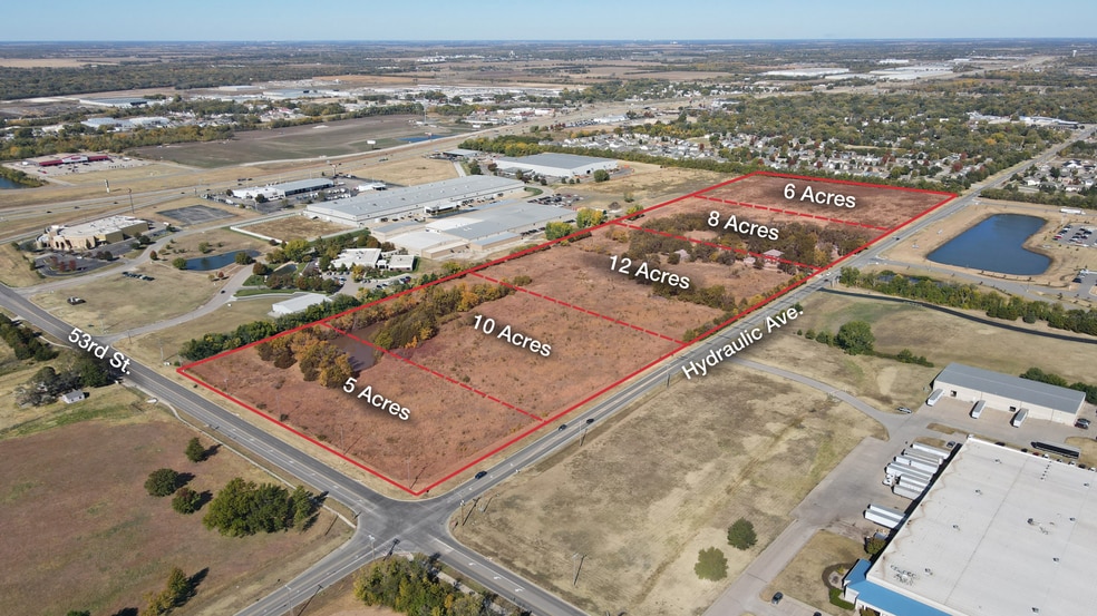 5611 N Hydraulic Ave, Park City, KS for sale - Aerial - Image 1 of 6