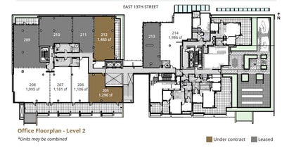 125-145 13th St E, North Vancouver, BC à louer Plan d’étage- Image 1 de 1