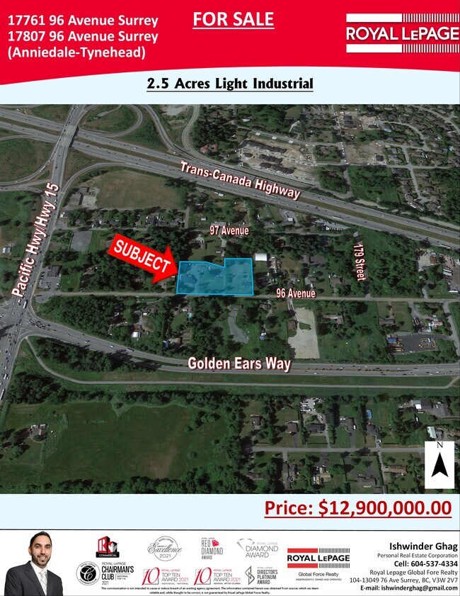 More details for 17761 96 Av, Surrey, BC - Land for Sale