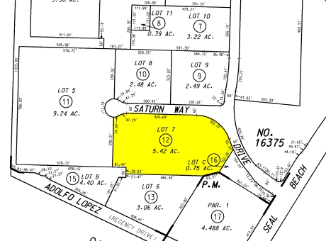 1770 Saturn Way, Seal Beach, CA for lease - Plat Map - Image 2 of 4