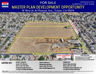 Plus de détails pour 907 N West St, Tulare, CA - Terrain à vendre