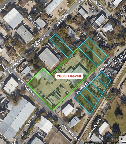 208 Haskell, Dallas, TX à vendre - Plan cadastral - Image 2 de 2