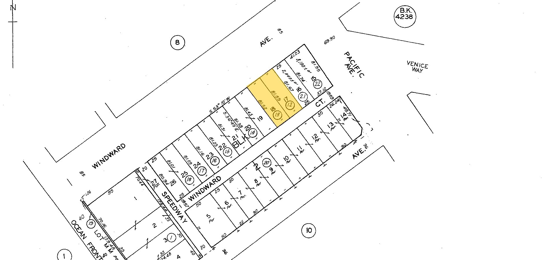 62-66 Windward Ave, Venice, CA à louer Plan cadastral- Image 1 de 45