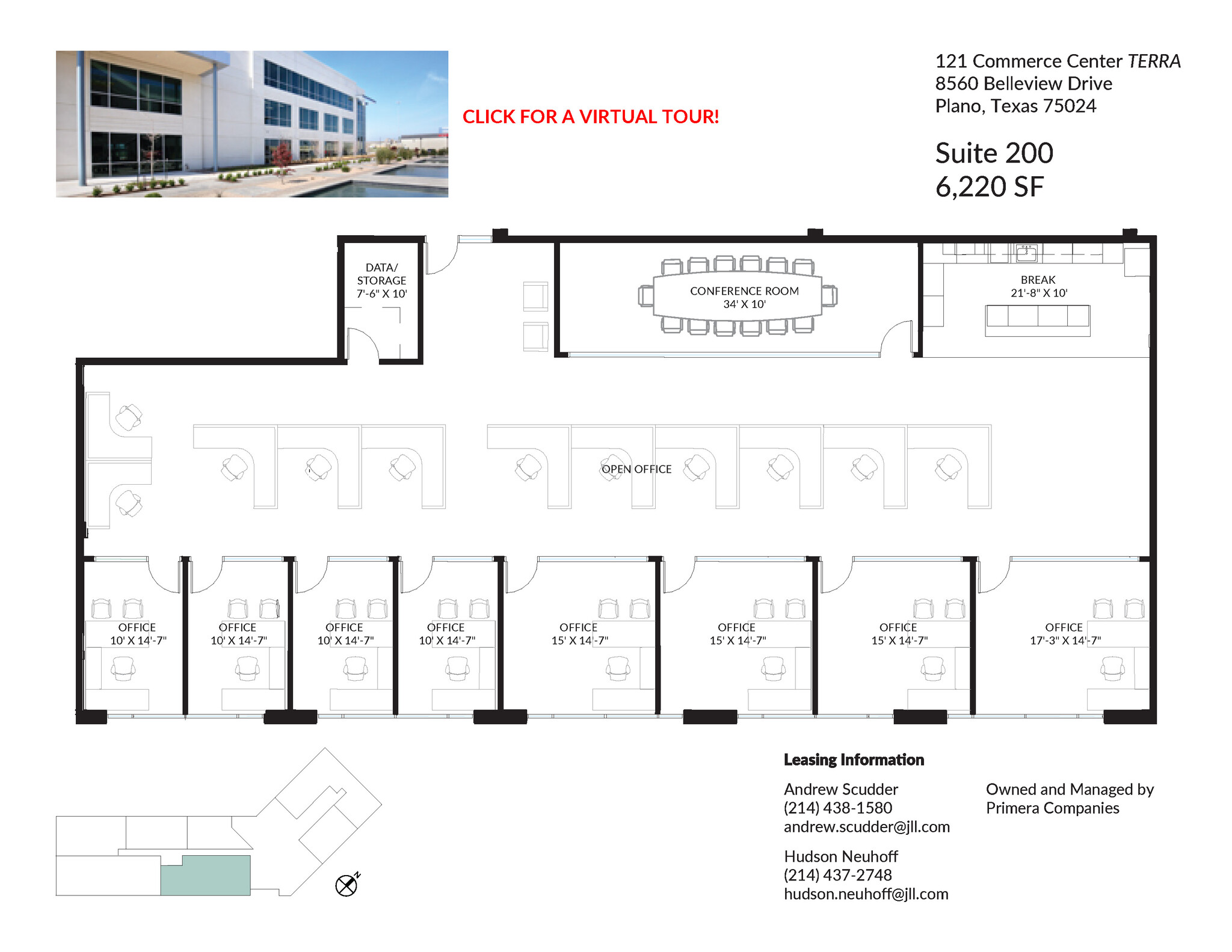 8560 Belleview Dr, Plano, TX for lease Floor Plan- Image 1 of 4