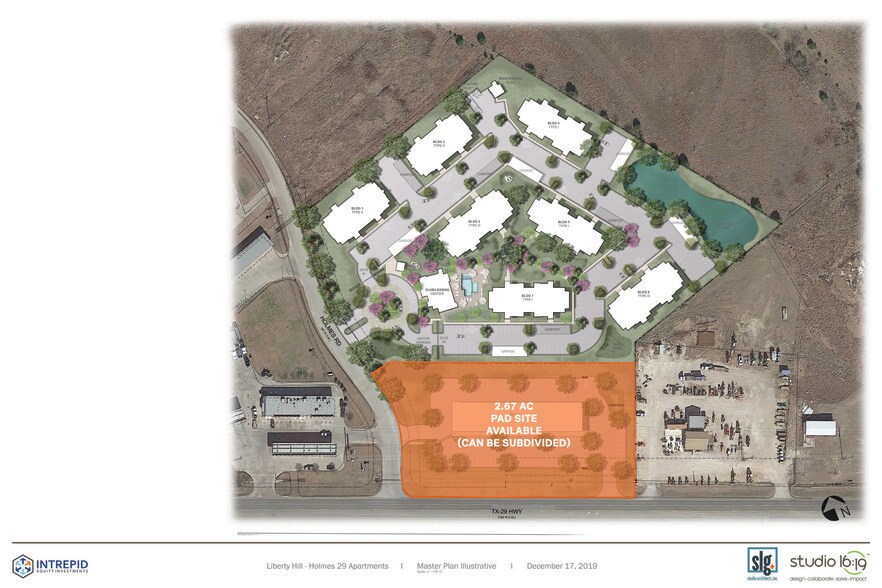 NEC State Highway 29 & Holmes, Liberty Hill, TX for sale - Building Photo - Image 1 of 4