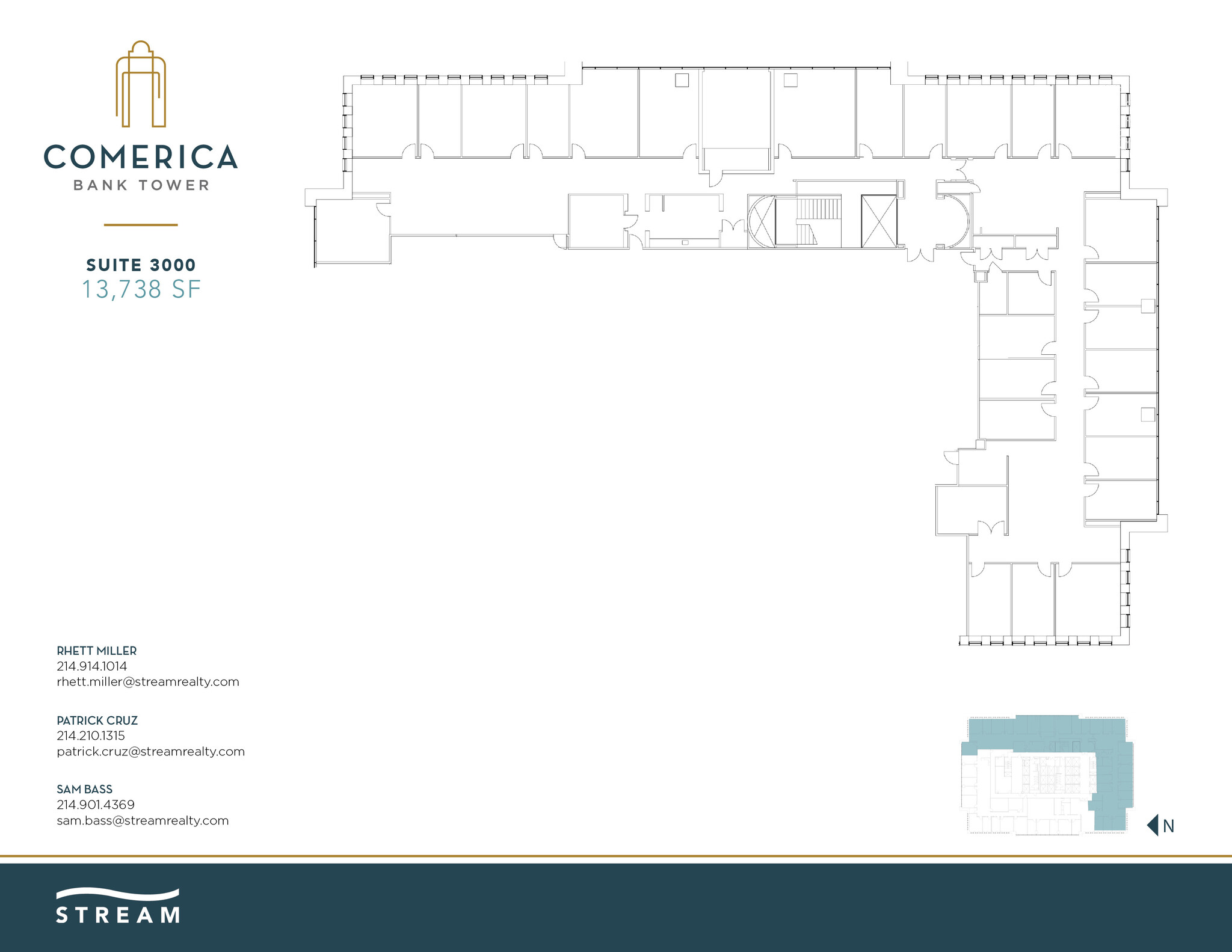 1717 Main St, Dallas, TX for lease Floor Plan- Image 1 of 1