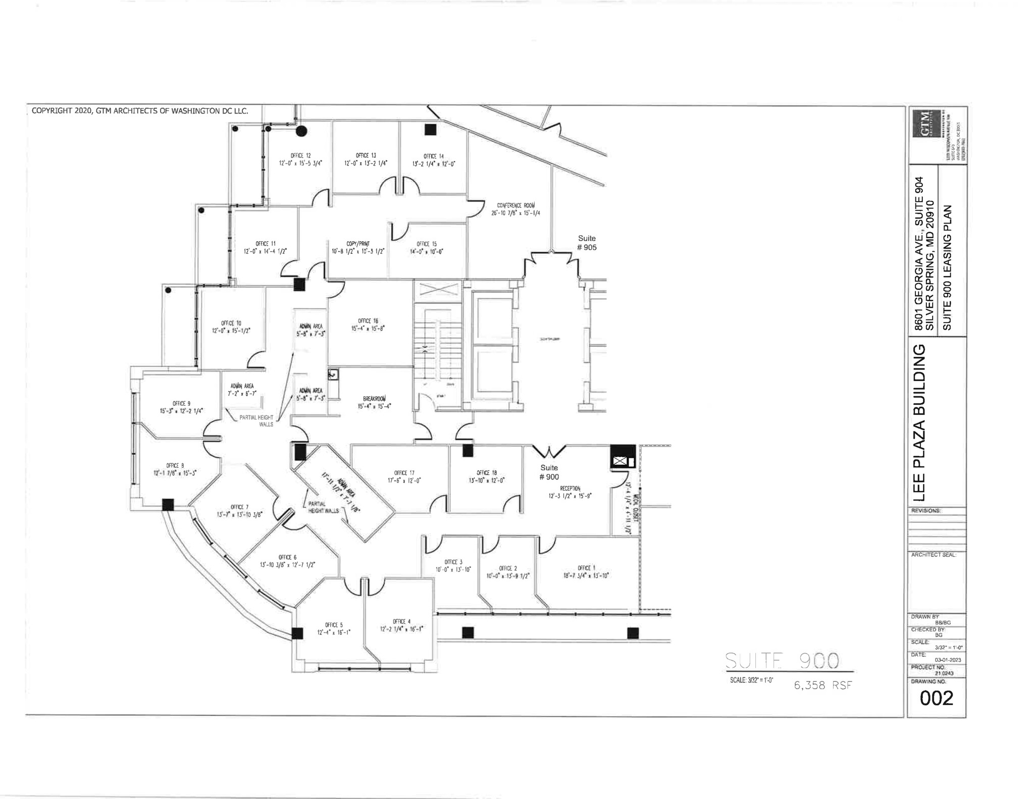 8601 Georgia Ave, Silver Spring, MD à louer Plan de site- Image 1 de 1