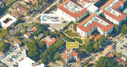 504 W Pueblo St, Santa Barbara, CA - Aerial map view