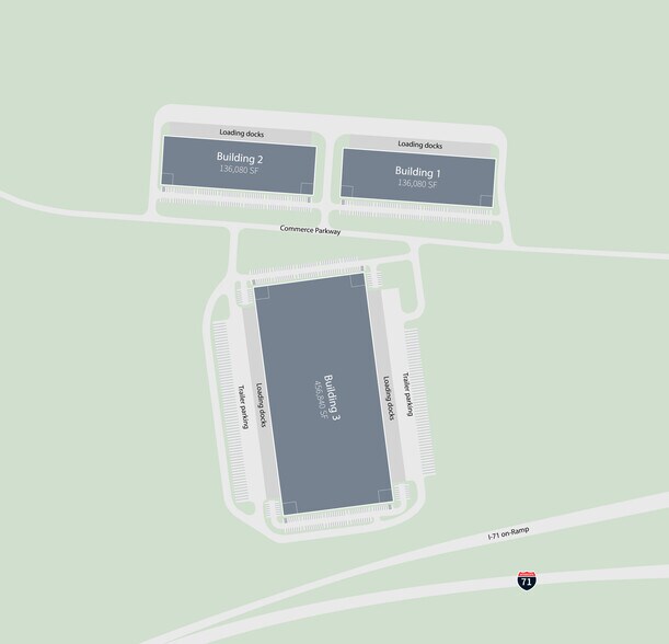 71 Trade Center, Buckner, KY à louer - Plan de site - Image 2 de 2