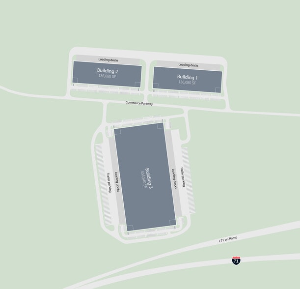 71 Trade Center, Buckner, KY for lease - Site Plan - Image 2 of 2
