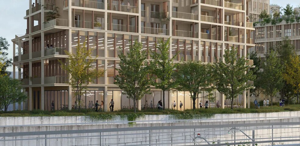 129-165 Rue De La Garenne, Nanterre à louer - Photo du bâtiment - Image 3 de 6