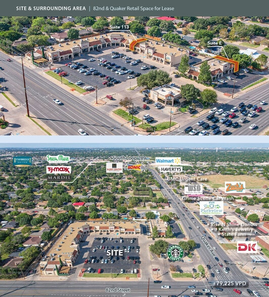 4414 82nd St, Lubbock, TX for lease - Aerial - Image 2 of 9