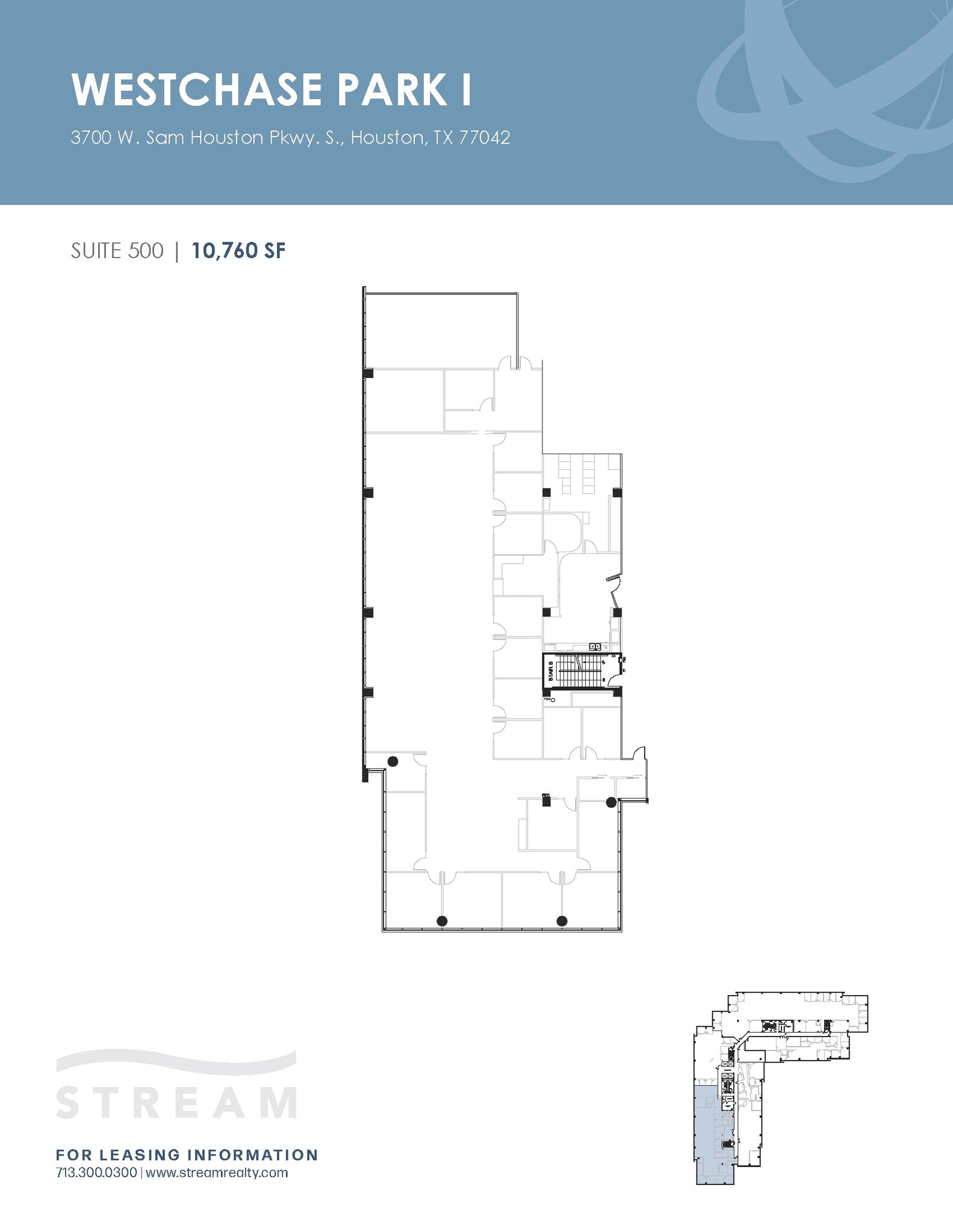 3700 W Sam Houston Pky S, Houston, TX for lease Floor Plan- Image 1 of 1