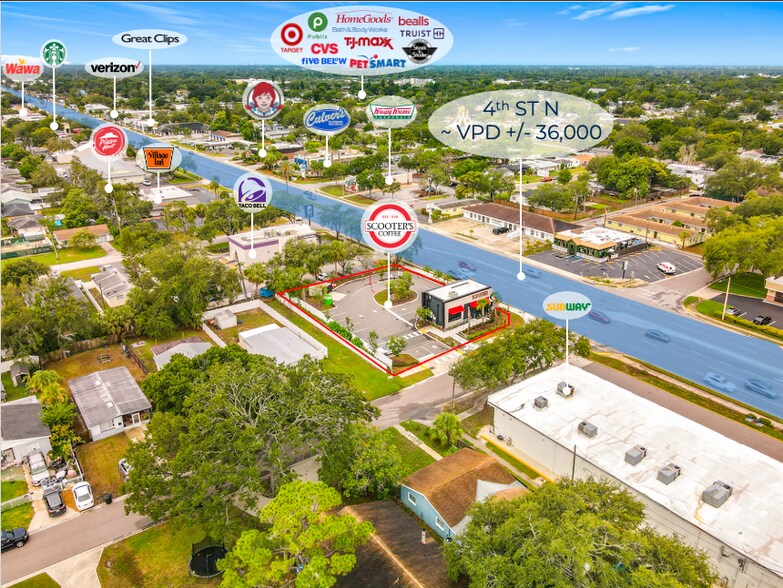9299 4th St N, Saint Petersburg, FL à vendre - Photo du bâtiment - Image 2 de 6
