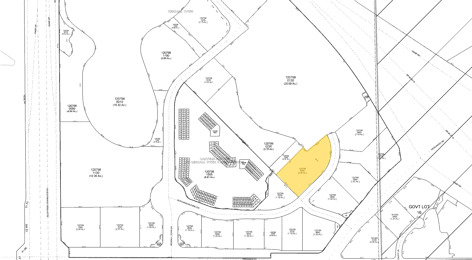 9815 Lantern St, Jacksonville, FL à vendre Plan cadastral- Image 1 de 1