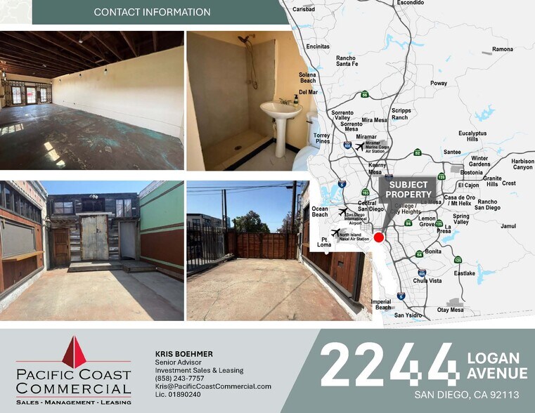 2244 Logan Ave, San Diego, CA à louer - Photo du bâtiment - Image 2 de 6