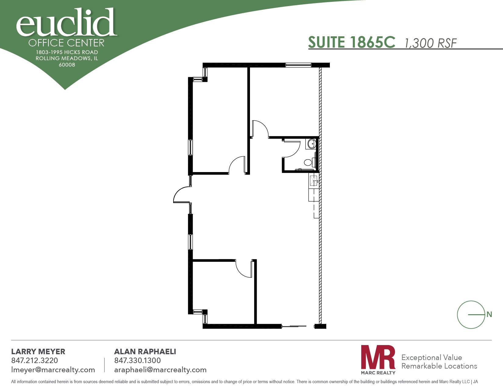 1803 Hicks Rd, Rolling Meadows, IL for lease Floor Plan- Image 1 of 1