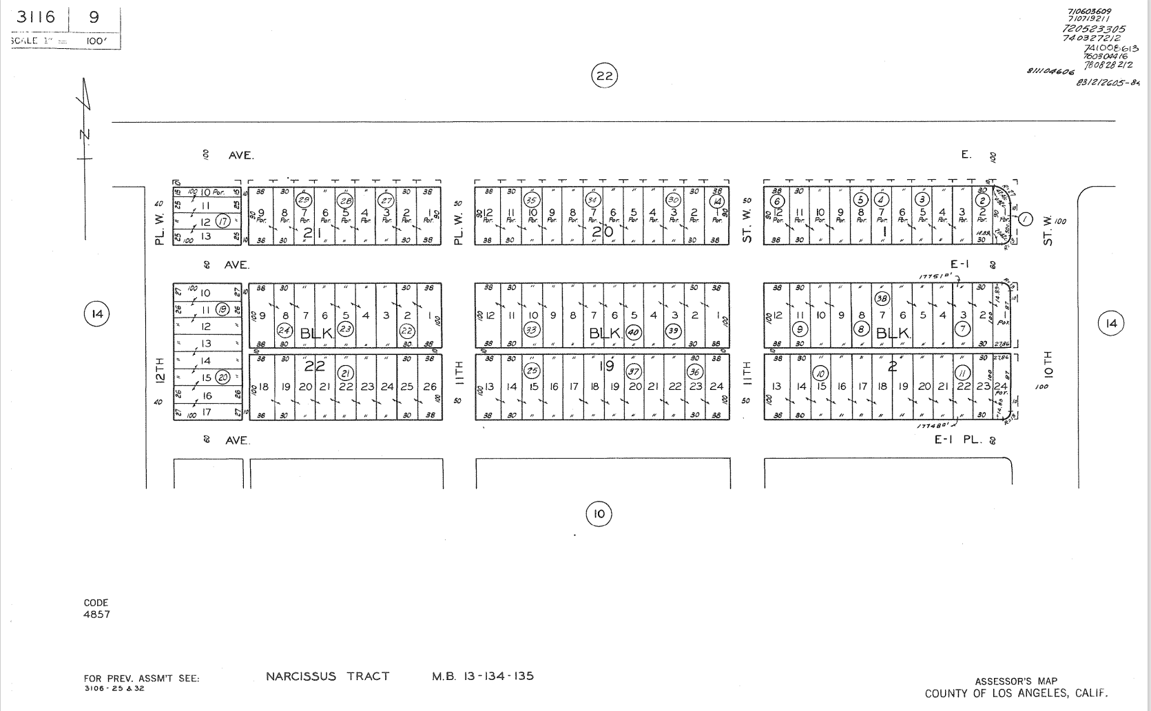 AVE E VIC 11 PLW, Lancaster, CA à vendre Plan cadastral- Image 1 de 3