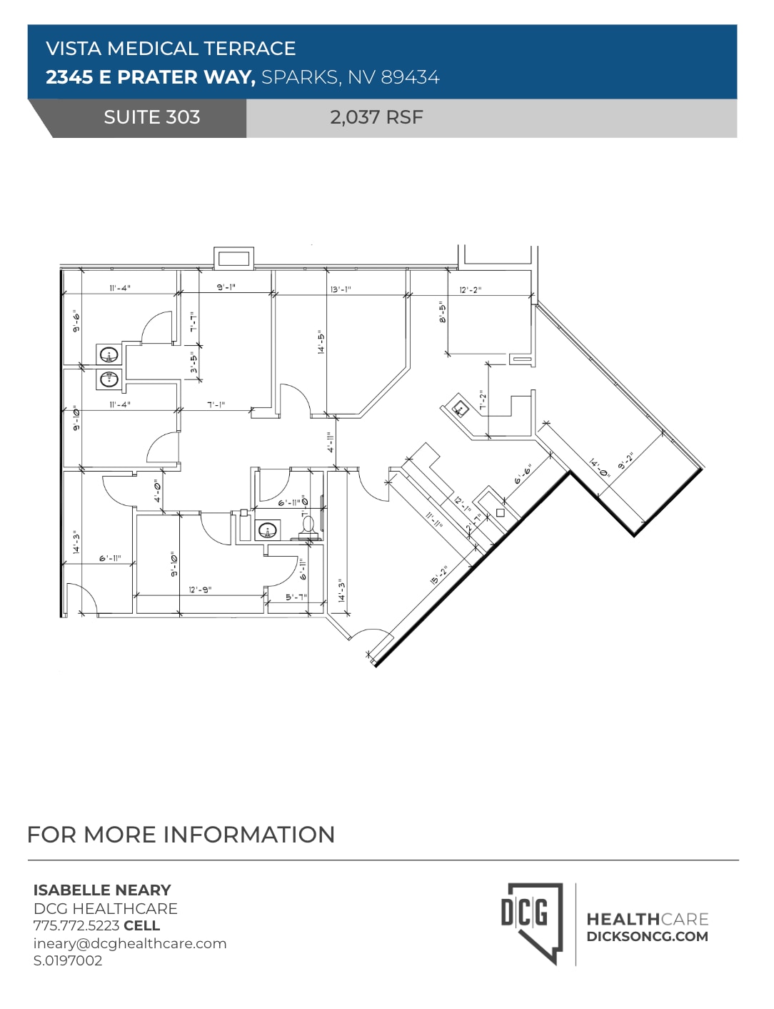 2345 E Prater Way, Sparks, NV for lease Floor Plan- Image 1 of 1