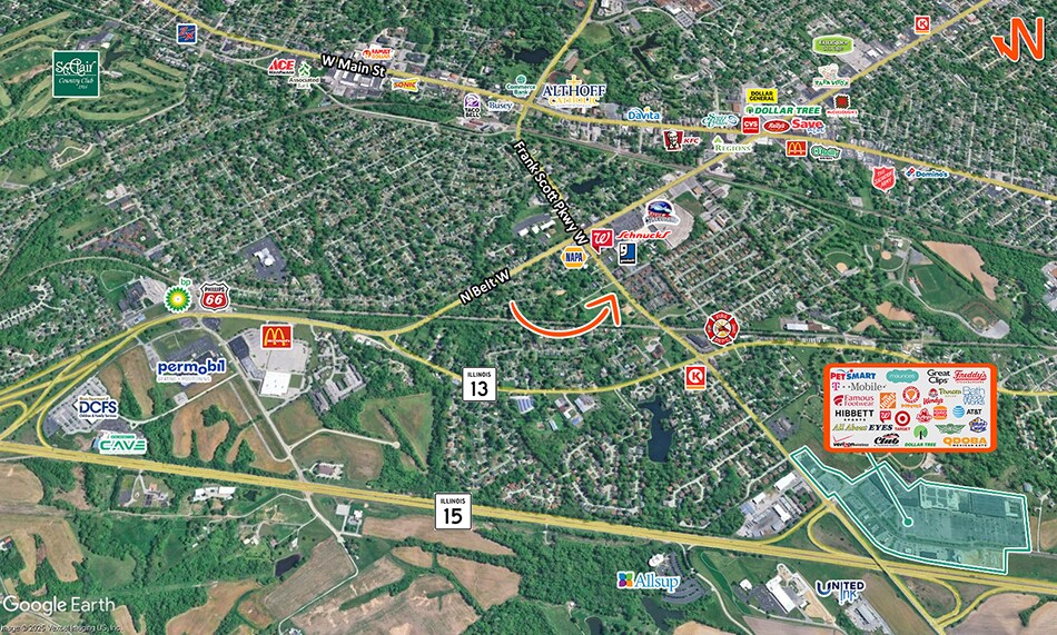 2811 Frank Scott Pky W, Belleville, IL for sale - Building Photo - Image 2 of 3