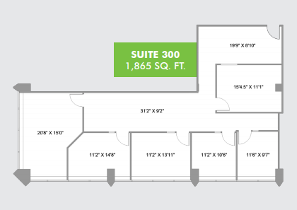 245 Fairview Mall Dr, Toronto, ON for lease Floor Plan- Image 1 of 1