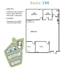 6185 Cornerstone Ct E, San Diego, CA for lease Floor Plan- Image 1 of 1