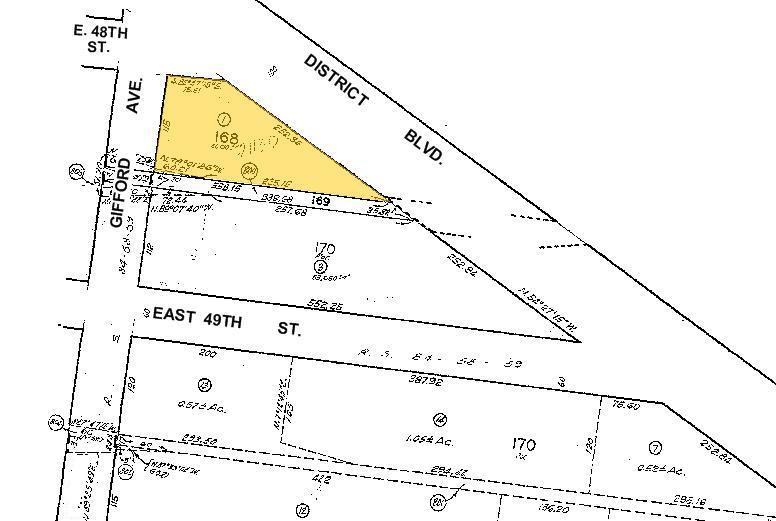 4800-4820 District Blvd, Vernon, CA for lease - Plat Map - Image 2 of 5