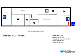 242 2nd St, Cheraw, SC for lease Floor Plan- Image 1 of 1