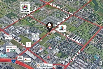 2431 S McColl Rd, McAllen, TX - AÉRIEN  Vue de la carte - Image1