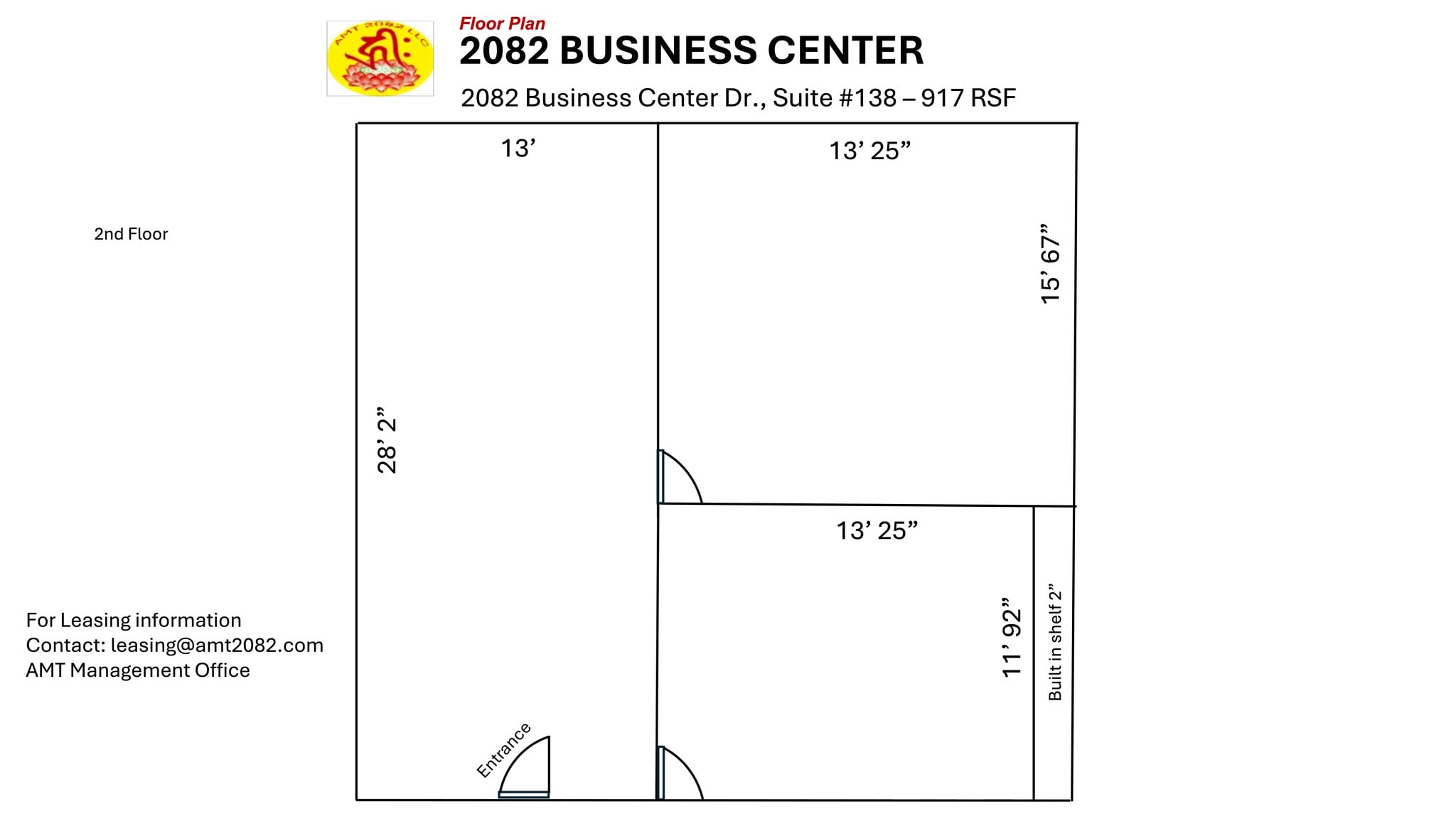 2082 Business Center Dr, Irvine, CA à louer Plan de site- Image 1 de 1