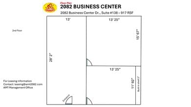 2082 Business Center Dr, Irvine, CA à louer Plan de site- Image 1 de 1
