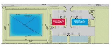 20252 Telge Rd, Tomball, TX à louer Plan de site- Image 2 de 2
