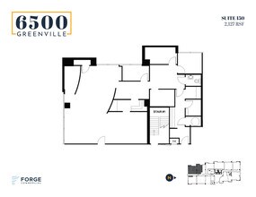 6500 Greenville Ave, Dallas, TX à louer Plan d’étage- Image 1 de 1