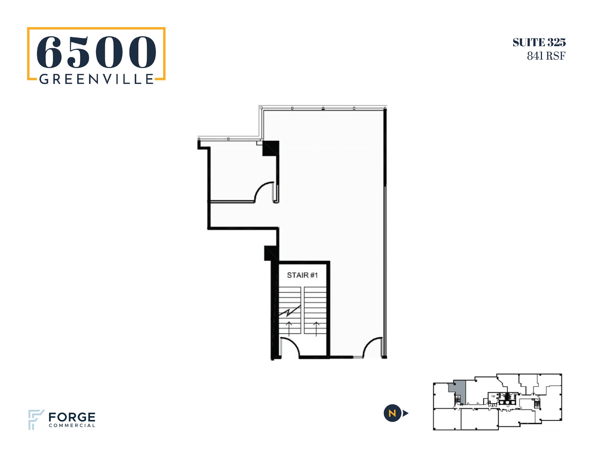 6500 Greenville Ave, Dallas, TX à louer Plan d’étage- Image 1 de 1