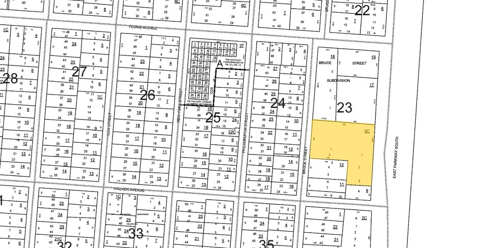 995 E Parkway S, Memphis, TN à vendre - Plan cadastral - Image 2 de 2