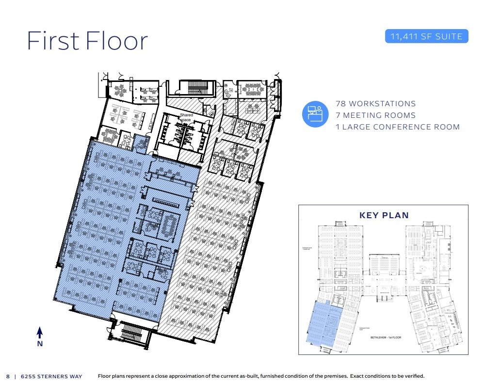6255 Sterners Way, Bethlehem, PA à louer Plan d’étage- Image 1 de 1
