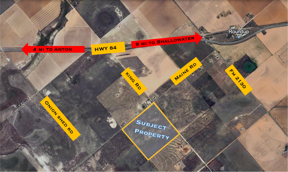 Maine Road, Anton, TX for sale - Plat Map - Image 1 of 9