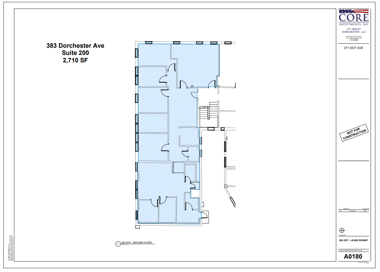 371 Dorchester Ave, South Boston, MA à louer Plan d  tage- Image 1 de 1