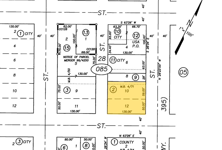 149 S Edwards St, Independence, CA for sale - Plat Map - Image 2 of 2