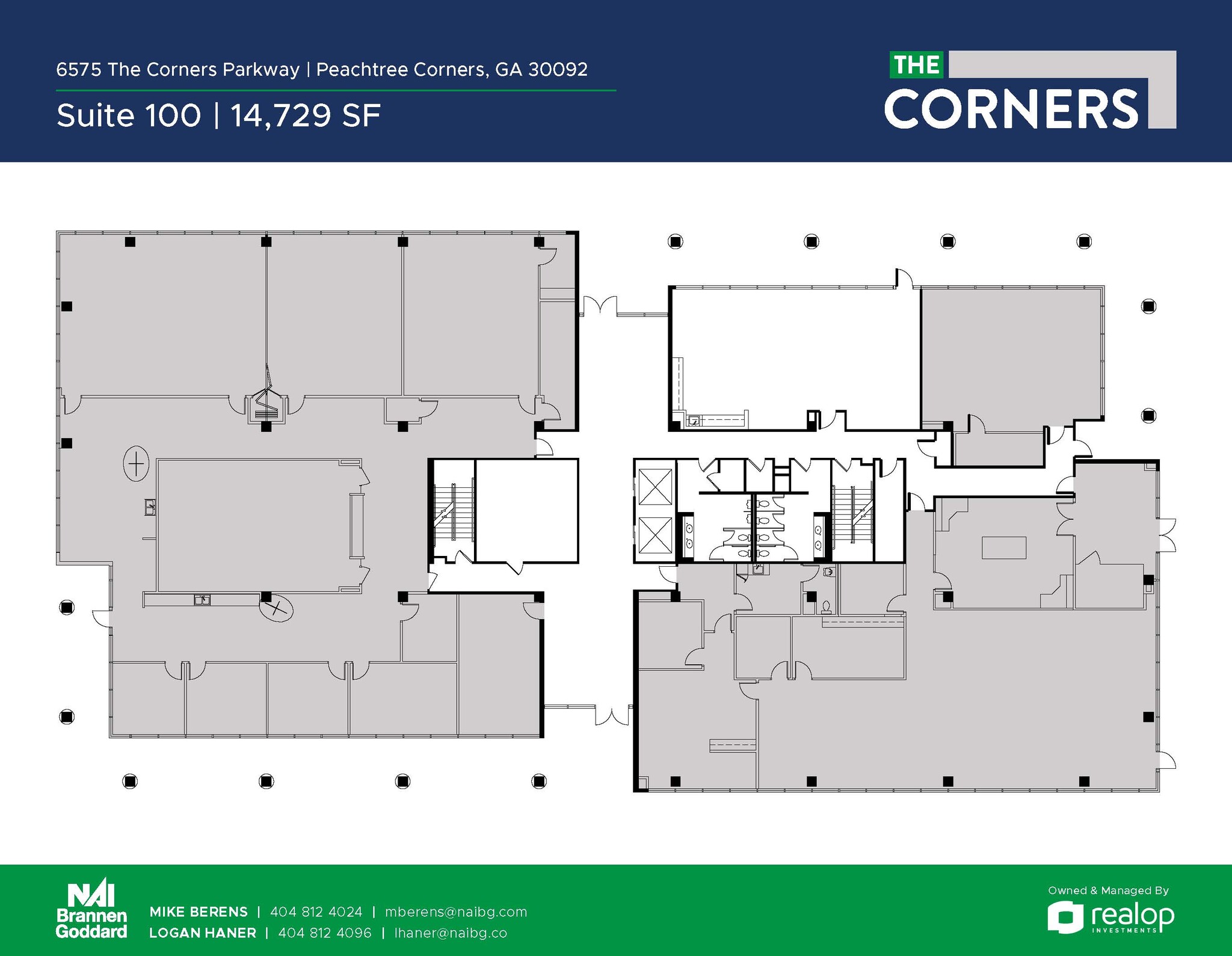 6075 The Corners Pky, Peachtree Corners, GA for lease Floor Plan- Image 1 of 1