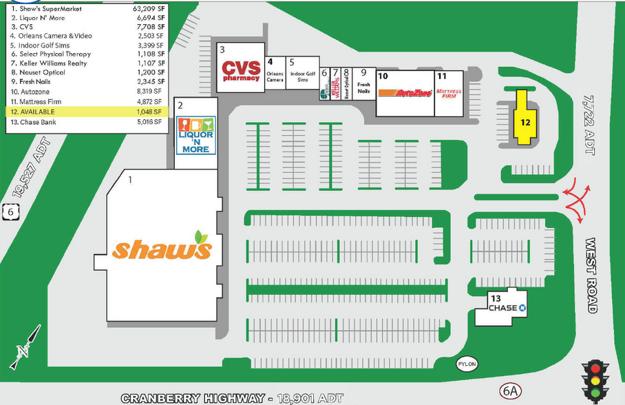 9 West Rd, Orleans, MA à louer - Plan de site - Image 2 de 7