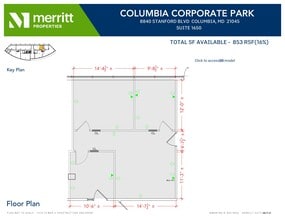 8830 Stanford Blvd, Columbia, MD à louer Plan d’étage- Image 1 de 1