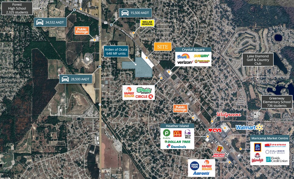 6366 County Road 464, Ocala, FL for lease - Aerial - Image 2 of 2