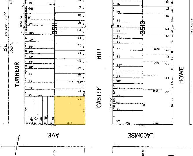 450 Castle Hill Ave, Bronx, NY à vendre - Plan cadastral - Image 2 de 3