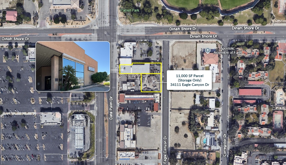 34040 Date Palm Dr, Cathedral City, CA for lease - Aerial - Image 2 of 15